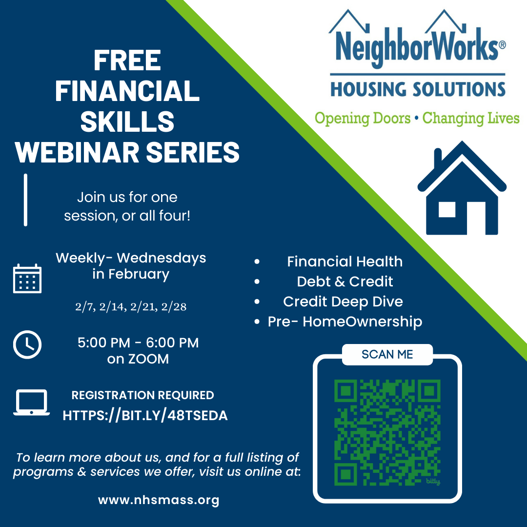Free Financial Skills Webinar Series | Weekly Wednesdays In Feburary | Intro to financial health