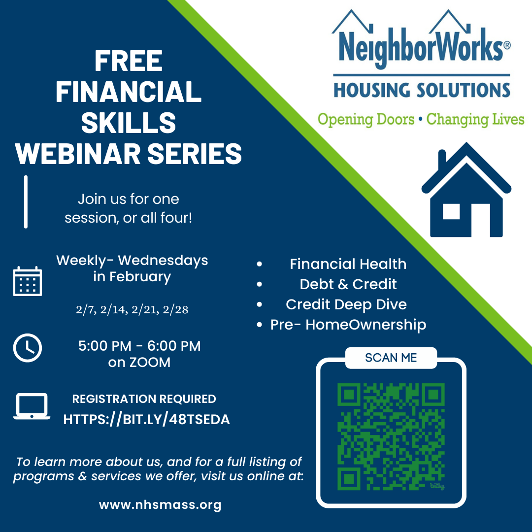 Free Financial Skills Webinar Series | Weekly Wednesdays In Feburary | Debt Management/credit intro